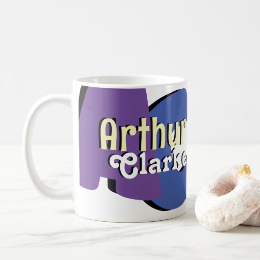 Benutzerdefinierte Coole Typografie Kaffeetasse (Mit Donut)
