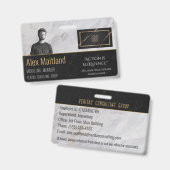 Benutzerdefinierte Corporate Logo-Sicherheitsident Ausweis (Vorder- & Rückseite)