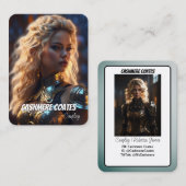 Benutzerdefinierte Coscards | Minimalistische Cosp Visitenkarte (Vorne/Hinten)