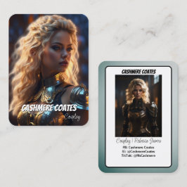 Benutzerdefinierte Coscards | Minimalistische Cosp Visitenkarte