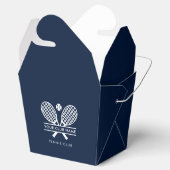 Benutzerdefinierte Country Club Name Lawn Tennis T Geschenkschachtel (Geöffnet)