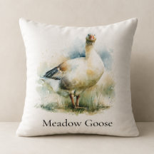 Benutzerdefinierte Country-Wiesen-Gans-Aquarellmal