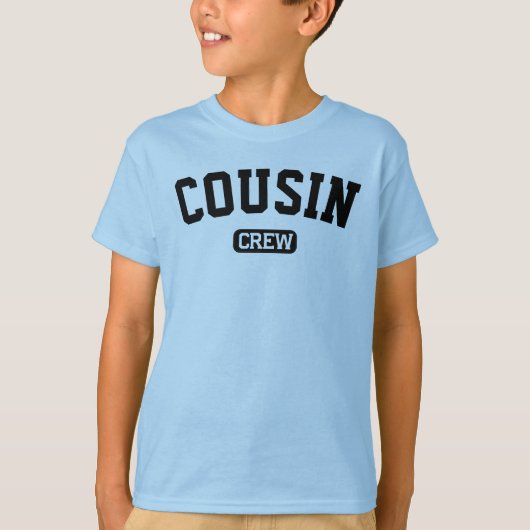 Benutzerdefinierte Cousin-Crew, die mit dem Namen T-Shirt (Vorderseite)