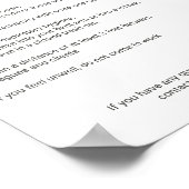 Benutzerdefinierte Covid-19-Firmenlogo-Sicherheits Poster (Ecke)