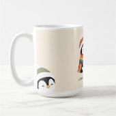 Benutzerdefinierte Cozy Pride Pinguine Weihnachten Kaffeetasse (Links)