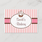 Benutzerdefinierte Cupcake-Visitenkarten Visitenkarte (Vorderseite)