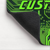 Benutzerdefinierte Cyber-Grün-PCB-Schaltplatte Tec Mousepad (Ecke)