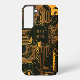 Benutzerdefinierte Cyber Orange PCB-Schaltplatine Samsung Galaxy Hülle