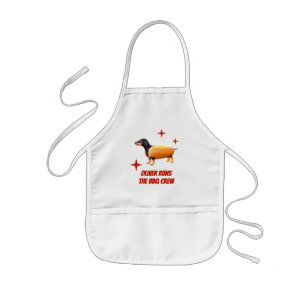 Benutzerdefinierte Dachshund BBQ Crew Lustiger Wie Kinderschürze