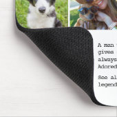 Benutzerdefinierte Dad-Definition Foto-Collage Mousepad (Ecke)