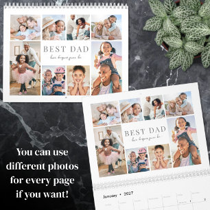 Benutzerdefinierte Dad-Fotocollage Kalender