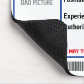 Benutzerdefinierte Dad-Thermostat-Behörde-Mauspad Mousepad (Ecke)