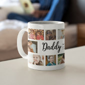 Benutzerdefinierte Daddy 18 Foto Collage Kaffeetasse