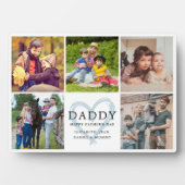 Benutzerdefinierte Daddy Frohen Vatertag Hübsche F Fotoplatte (Vorderseite)