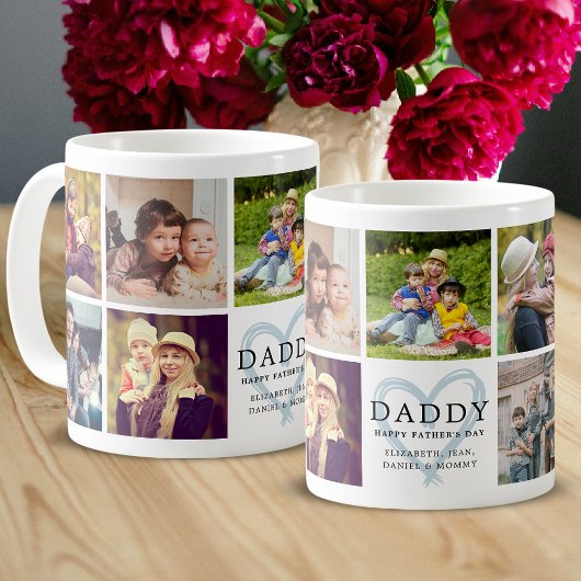 Benutzerdefinierte Daddy Frohen Vatertag Hübsche F Kaffeetasse
