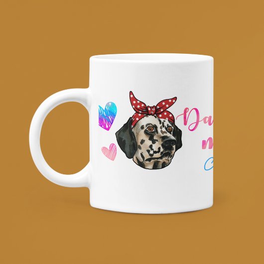 Benutzerdefinierte Dalmatiner-Mutter Süße Mutterta Kaffeetasse