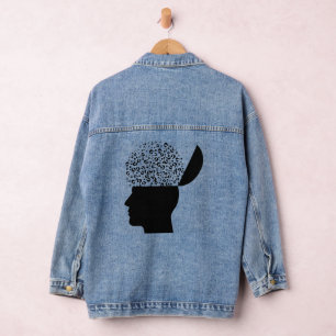 Benutzerdefinierte Damen-Denimjacke (Jeansjacke), Jeansjacke