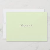 Benutzerdefinierte Dankeschön-Karte Dankeskarte (Rückseite)