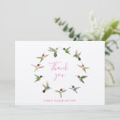 Benutzerdefinierte Dankeschön-Karte Dankeskarte (Stehend Vorderseite)