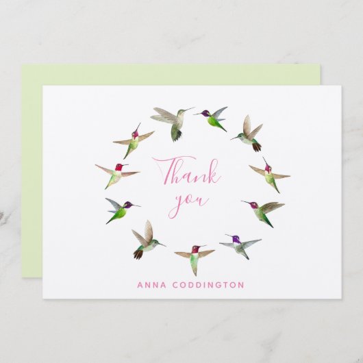 Benutzerdefinierte Dankeschön-Karte Dankeskarte (Vorne/Hinten)