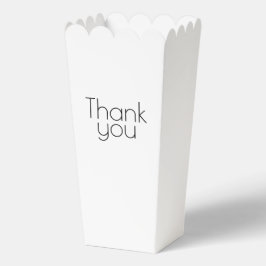 Benutzerdefinierte Dankeschön-Popcorn-Partygeschen Geschenkschachtel