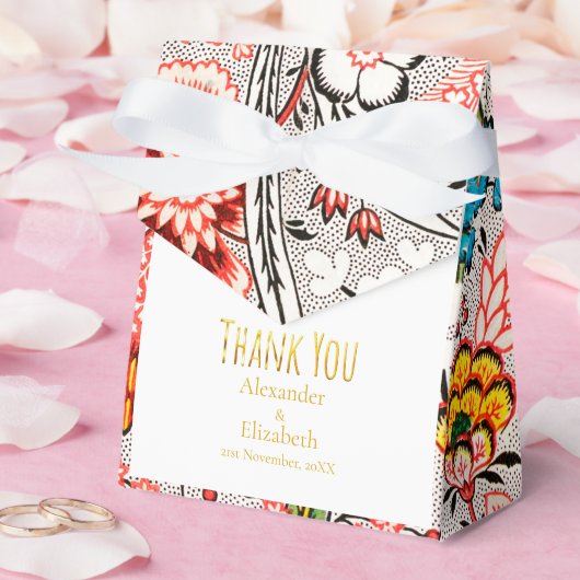 Benutzerdefinierte Danksagung Natur in Blüte Geschenkschachtel (Hochzeit)