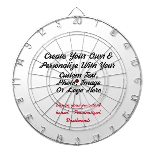 Benutzerdefinierte Dart-Karten, Personalisierte Fo Dartscheibe (vorne)