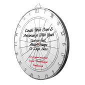 Benutzerdefinierte Dart-Karten, Personalisierte Fo Dartscheibe (Vorderseite rechts)