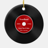 Benutzerdefinierte Datensatzpersonalisierung Keramikornament (Hinten)