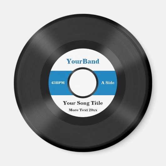 Benutzerdefinierte Datensatzpersonalisierung Magnet (Vorne)