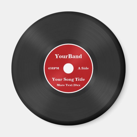 Benutzerdefinierte Datensatzpersonalisierung Magnet (Vorne)