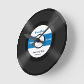 Benutzerdefinierte Datensatzpersonalisierung Runde Wanduhr (Winkel)