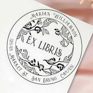 Benutzerdefinierte Deco Ex Libris Buchplatte mit f Gummistempel