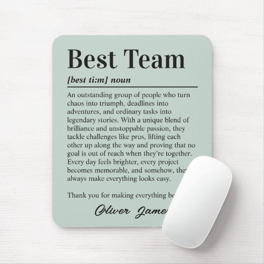 Benutzerdefinierte Definition der besten Team-Ermu Mousepad (Mit Mouse)