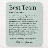 Benutzerdefinierte Definition der besten Team-Ermu Mousepad (Vorne)