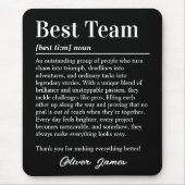 Benutzerdefinierte Definition der besten Teammitar Mousepad (Vorne)