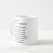 Benutzerdefinierte Definition des Doktors der Phys Kaffeetasse (Vorderseite Links)