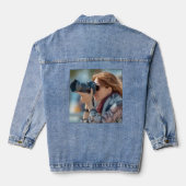 Benutzerdefinierte Denim-Jacke mit Ihrem Bild oder Jeansjacke (Rückseite)