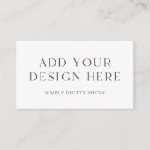 Benutzerdefinierte Design-Visitenkarte 3,5 x 2 Zol Visitenkarte (Vorderseite)