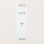 Benutzerdefinierte Designs geklappte Zeltvorlagenk Visitenkarten (Außenseite Aufgefaltet)