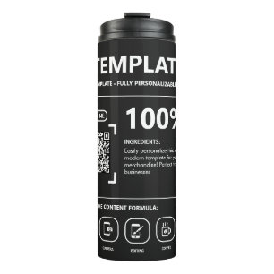 Benutzerdefinierte Designvorlage Vollständig anpas Thermosbecher