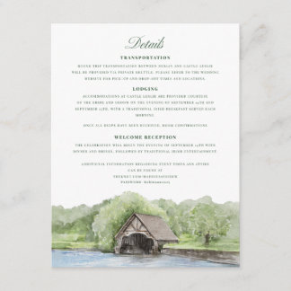 Benutzerdefinierte Details Begleitkarte