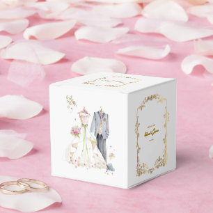 Benutzerdefinierte Details Braut & Bräutigam Nr. 2 Geschenkschachtel