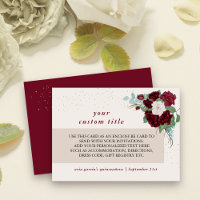 Benutzerdefinierte Details zu Burgundy Red und Ivo