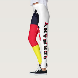 Benutzerdefinierte Deutschland, Flagge Deutschland Leggings