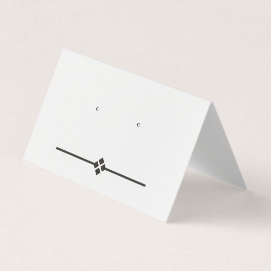 Benutzerdefinierte Diamant-Zehnfach-Stuhleroringka Visitenkarten (Vorderseite)