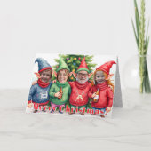 Benutzerdefinierte digitale Weihnachtskarte: Fügen Karte (Vorderseite)