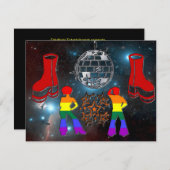 Benutzerdefinierte Disco-Fever-Event-Einladungen Einladung (Vorne/Hinten)