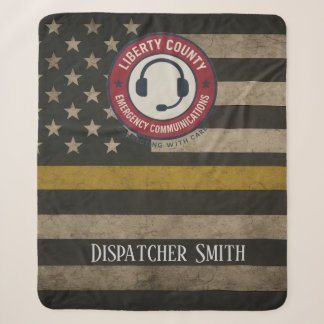 Benutzerdefinierte Dispatcher Thin Gold Line Decke Sherpadecke