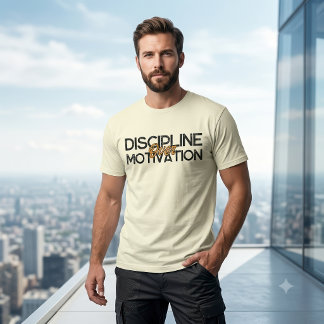 Benutzerdefinierte Disziplin über Gym Motivation G T-Shirt